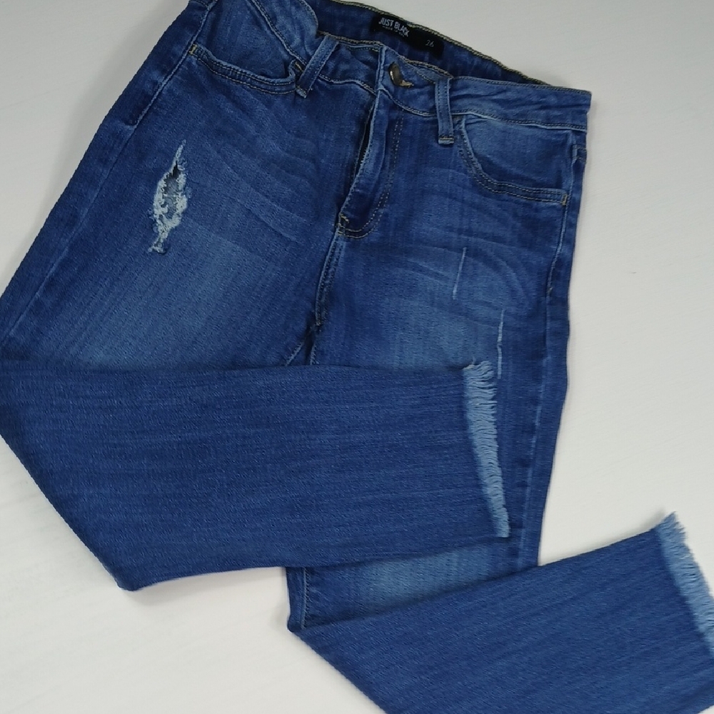 Just Black Women's Blue Jeans